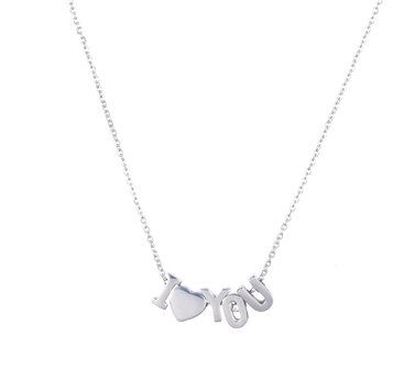 I love you letter necklace (New November 2019)