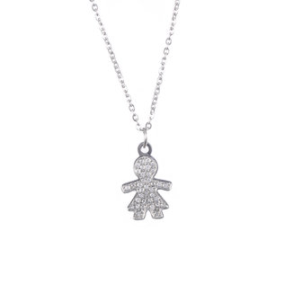 Crystal baby girl necklace (New November 2019)