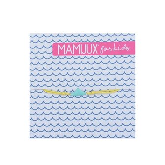 MAMIJUX - Light Green Enamelled boat bracelet
