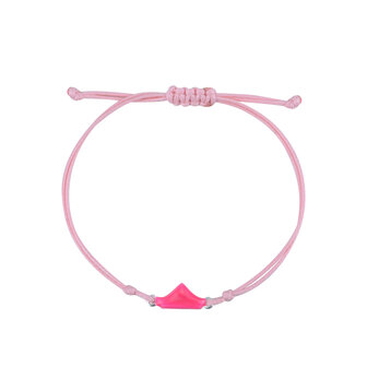 MAMIJUX - Fuchsia Enamelled boat bracelet