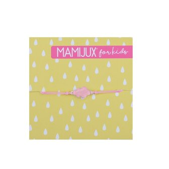 MAMIJUX - Pink Enamelled cloud bracelet