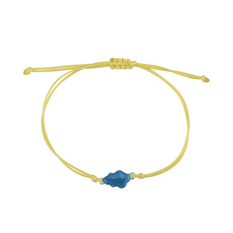 MAMIJUX - Blue Enamelled cloud bracelet