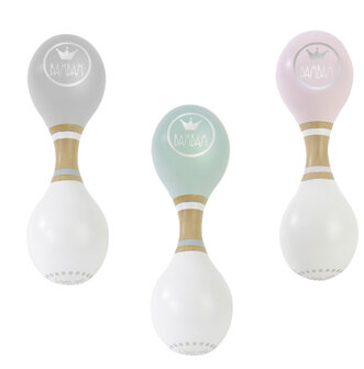 Wooden Maracas Pink  (18m+)