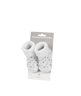 Organic Socks White with Dots