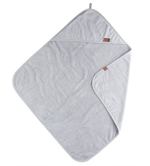 Organic Hooded Towel Grey
