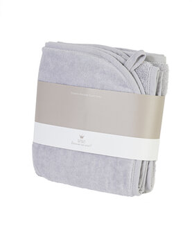 Organic Hooded Towel Grey