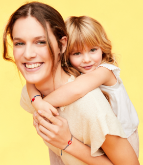 MAMIJUX - Red Enamelled whale bracelet  MOM&amp;KID