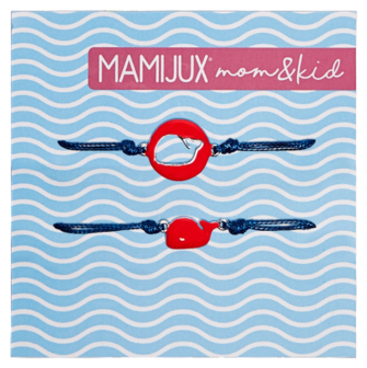 Red Enamelled whale bracelet  MOM&amp;KID ( New Winter 2020 )