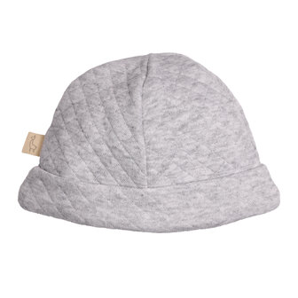 Baby hat jacquard - grey