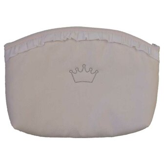 Pink toilette bag - crown