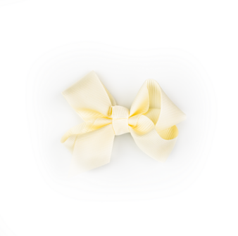 Hair bow - Clip - Ivory