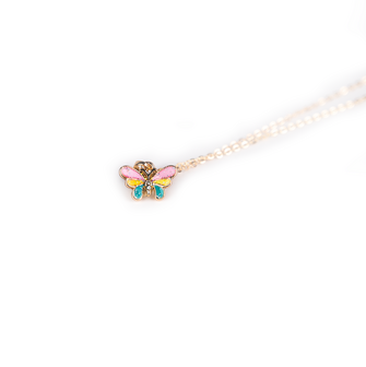 Necklace - Butterfly - Pastel