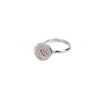 Busy Lizzie - Ring - Pom pom - Grey