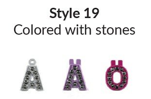 AB - I colored w. white stones