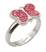 Ring - Pink Butterfly