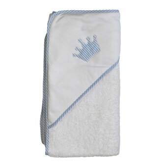 Hooded bath towel Crown 80x80cm