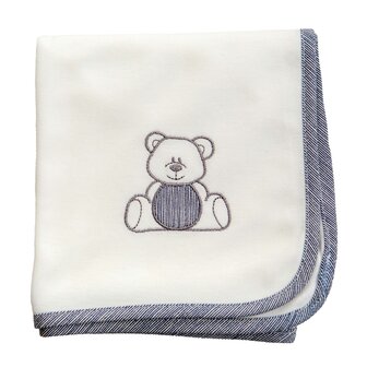 Teddy bear cotton blanket 67x67cm