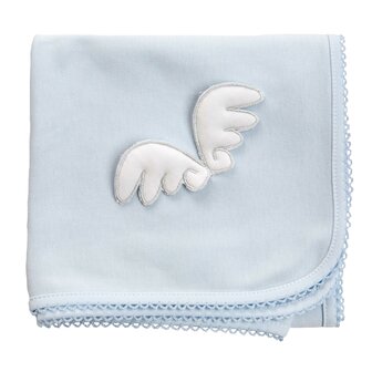 Blue wings blanket 67x67cm