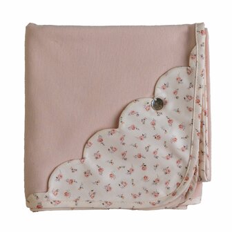 Floral cotton nappy 67x67cm