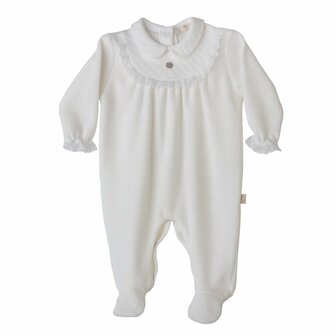 Velours ivory pyama - lace/jacquard 1m