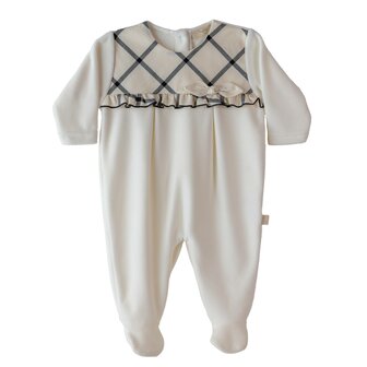 Velours ivory pyama panda 1m