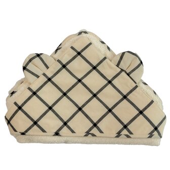 Hooded bath towel Panda 80x80cm