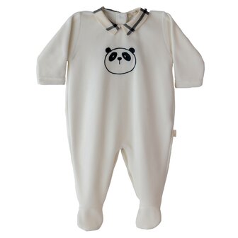 Velours ivory pyama Panda 1m