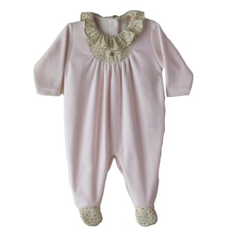 Velours pink pyama Charlotte 1m