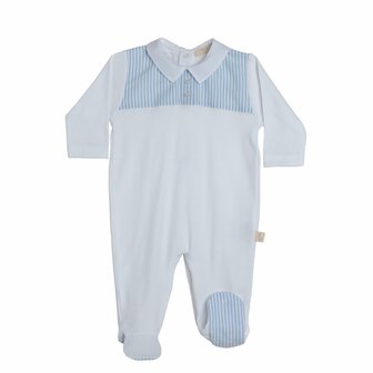 Cotton babygrow Summertime  chest detail 1m