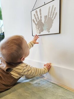 Family handprint Kit, 4 kleuren