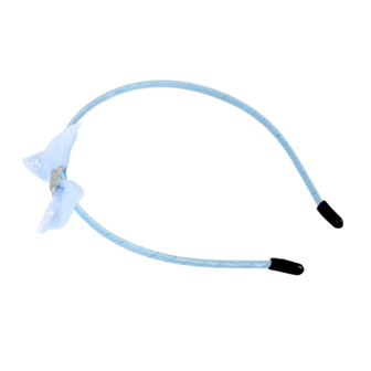 BL - Head Band - Bow - Light Blue