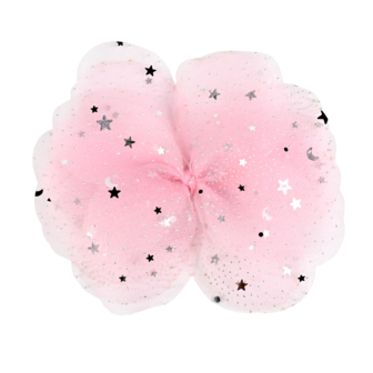 BL - Hair Clip - Organza Bow - Pink