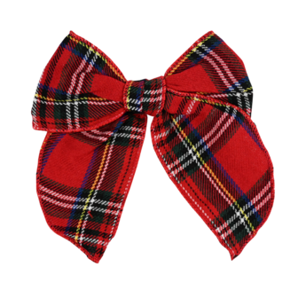 BL - Hair Clip - Bow - Tartan