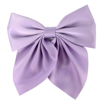 BL - Hair Clip - Silk Bow - Purple