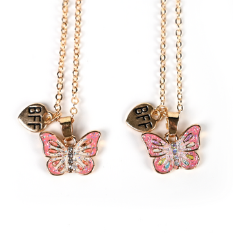 BL - Necklace - Best Friends - Butterflies