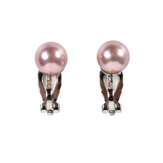 BL - Clip earrings - Pearl - Pink