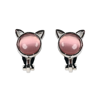 BL - Clip earrings - Pearly Cat