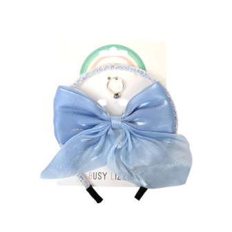 Giftcard set Blue shimmery