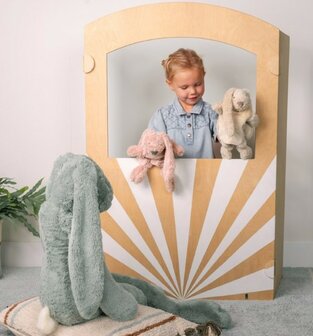 Old Pink Rabbit Richie Handpuppet