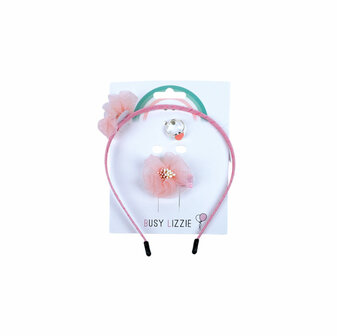 Accessory set - Pink Flower