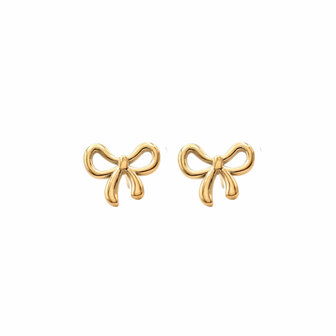BL - Earring - Gold bows