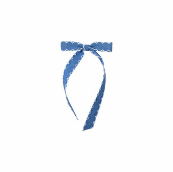 BL - Hair clip - Bow - Light denim