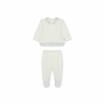 Cotton set of 2 Nursery blue detail - 1m