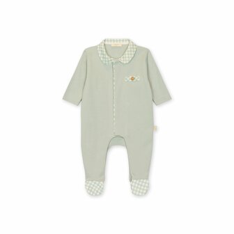Mint Cotton babygrow Prairie - 1m