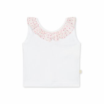 Denim t-shirt - flower detail 12m