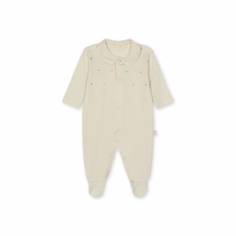 Cotton babygrow Colors -with front buttons - 1m