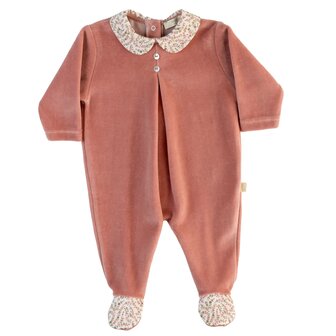 Old Pink velours pyama Leah 1m