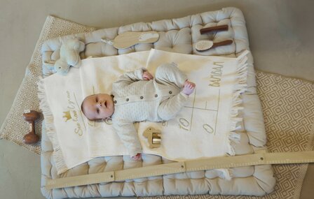 Towel 'See how I grow' Gold