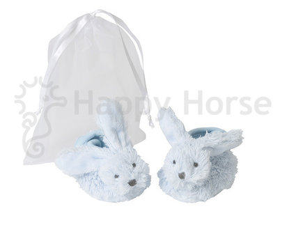 Blue Rabbit Richie Slippers in organza bag