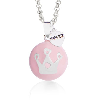 Harmony Ball Pink enamelled with crown